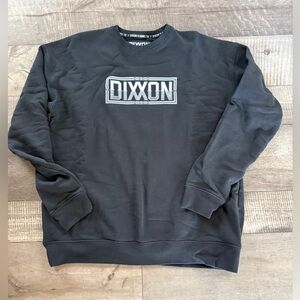 DIXXON Men's Black Crewneck Sweater